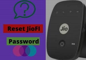 Change JioFi Password 